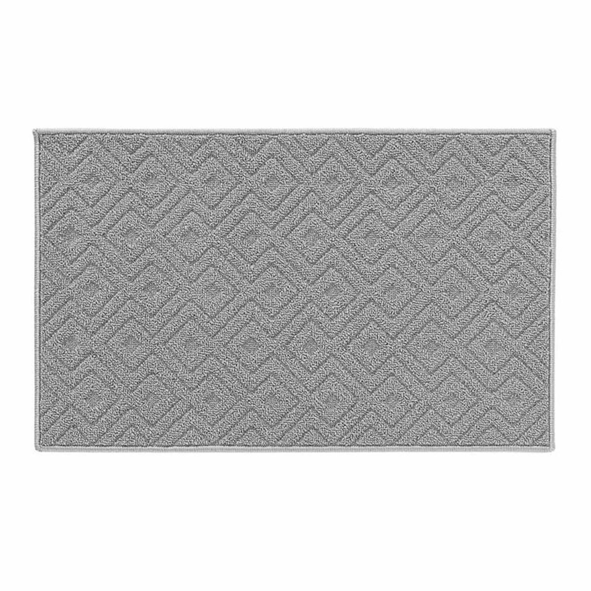 Voir la diapositive 1 : Douceur d'Intérieur Tapis Multi-Usage Tissé  Losi  50x80cm Gris