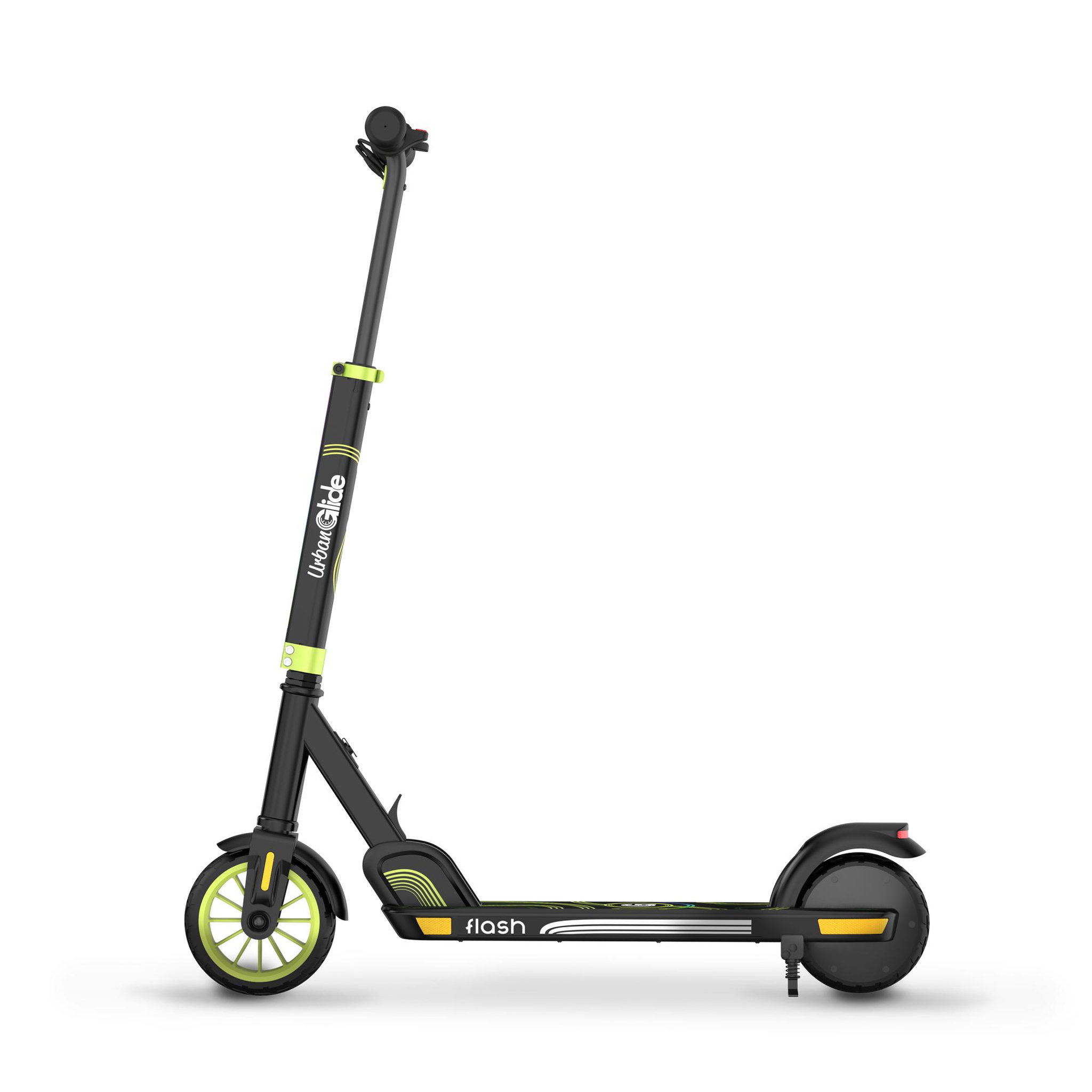 URBANGLIDE Ride flash – trottinette électrique enfant 6 ans+ | 16km/h | lumières led rgb | 6,5 kg
