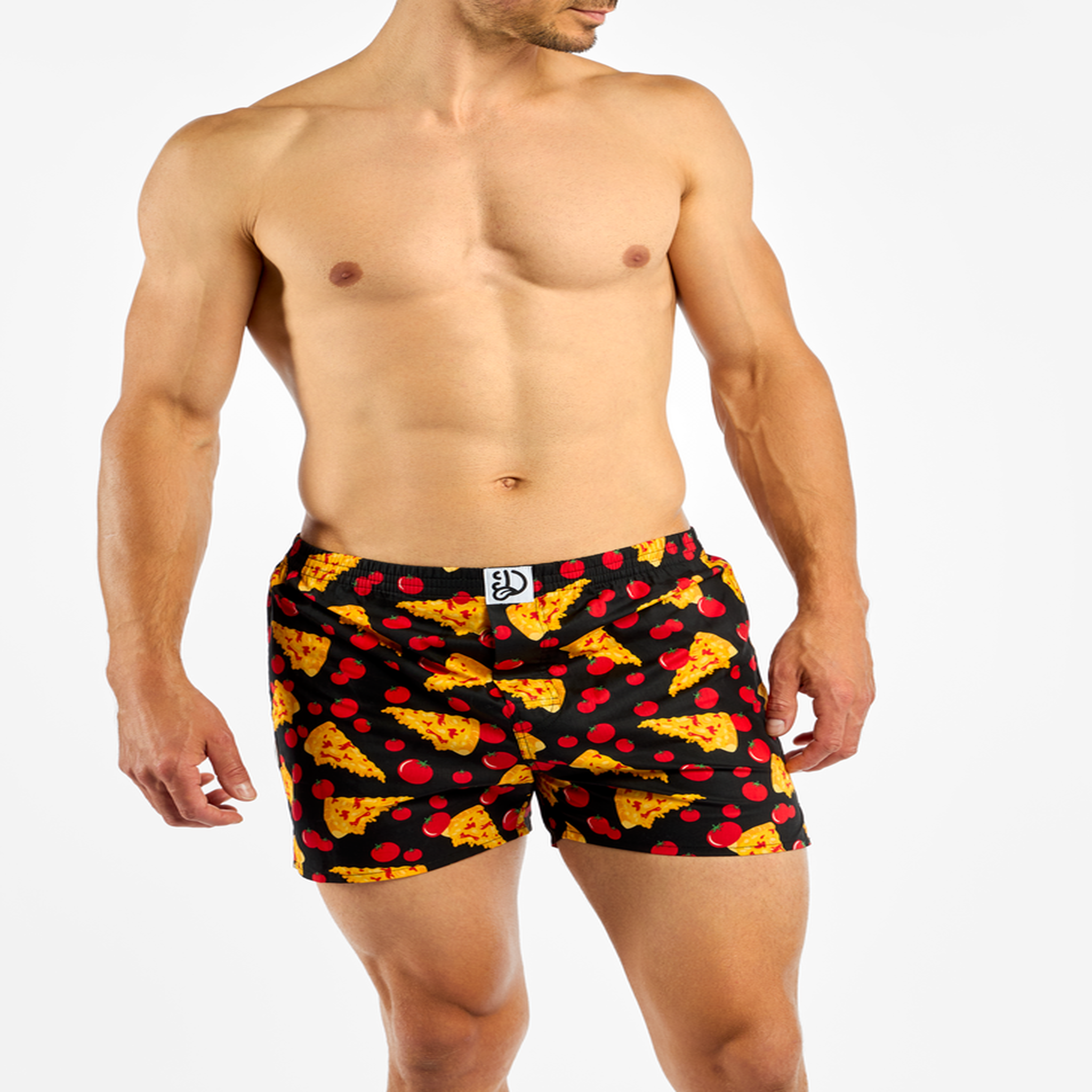 Voir la diapositive 2 : DEDOLES Caleçon homme pizza au fromage