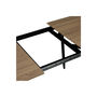 Voir la diapositive 6 : Paris Prix Table à Manger Extensible  Loka  110-150cm Marron