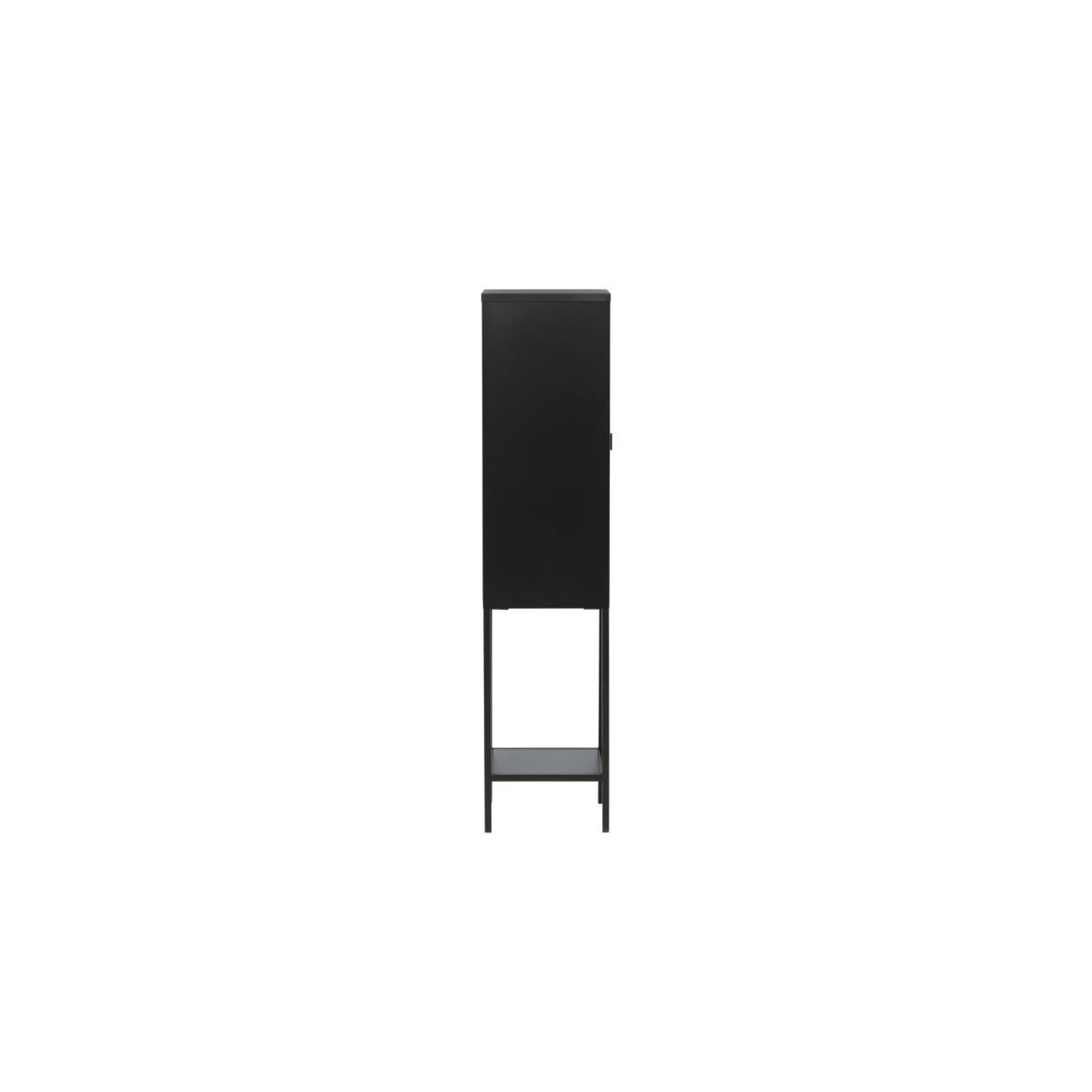 Voir la diapositive 3 : Paris Prix Vitrine avec porte en verre  misha  150cm noir