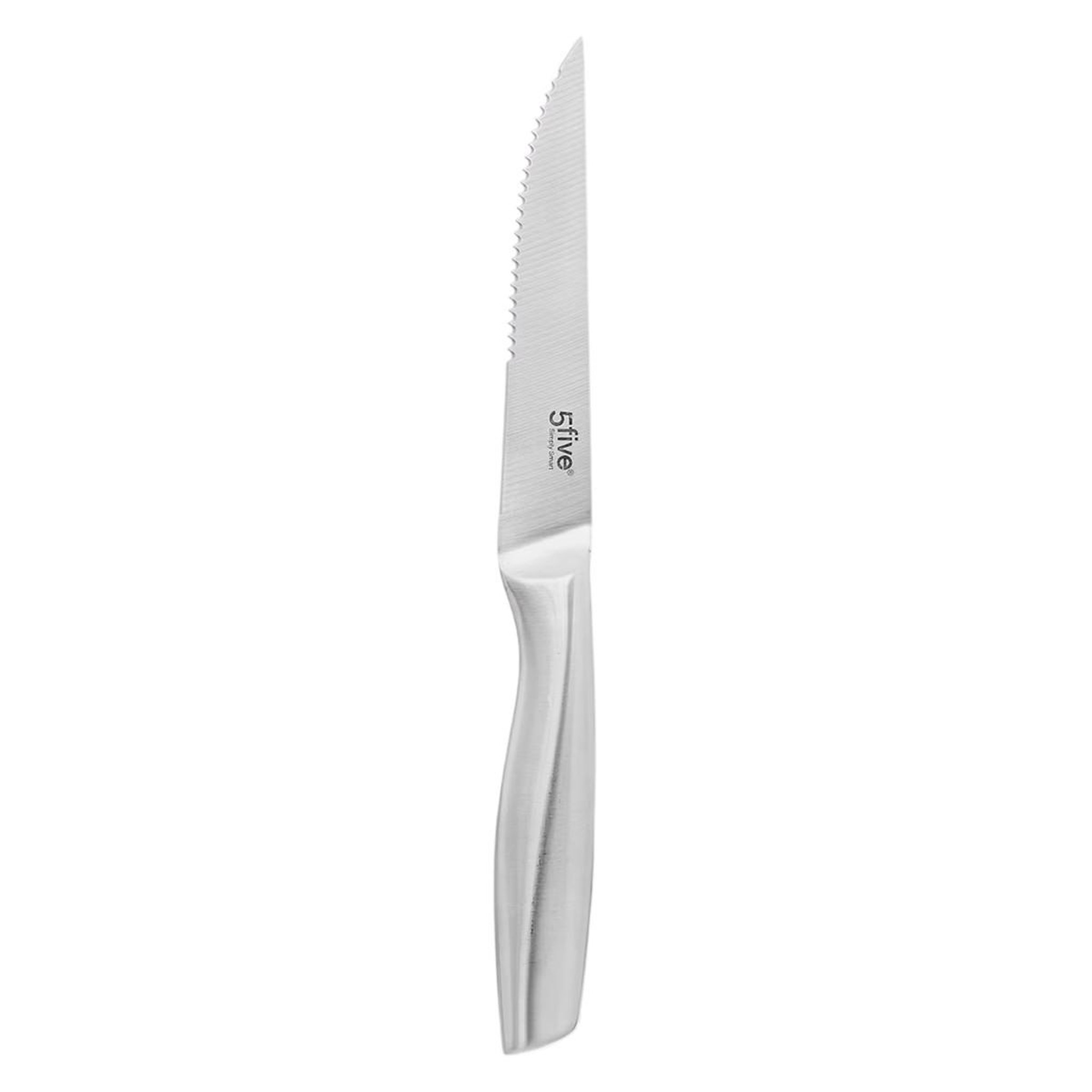 FIVE Couteau à Steak Forgé  Inox  24cm Argent