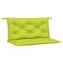 Voir la diapositive 2 : VIDAXL Coussins de banc de jardin lot de 2 vert vif tissu Oxford
