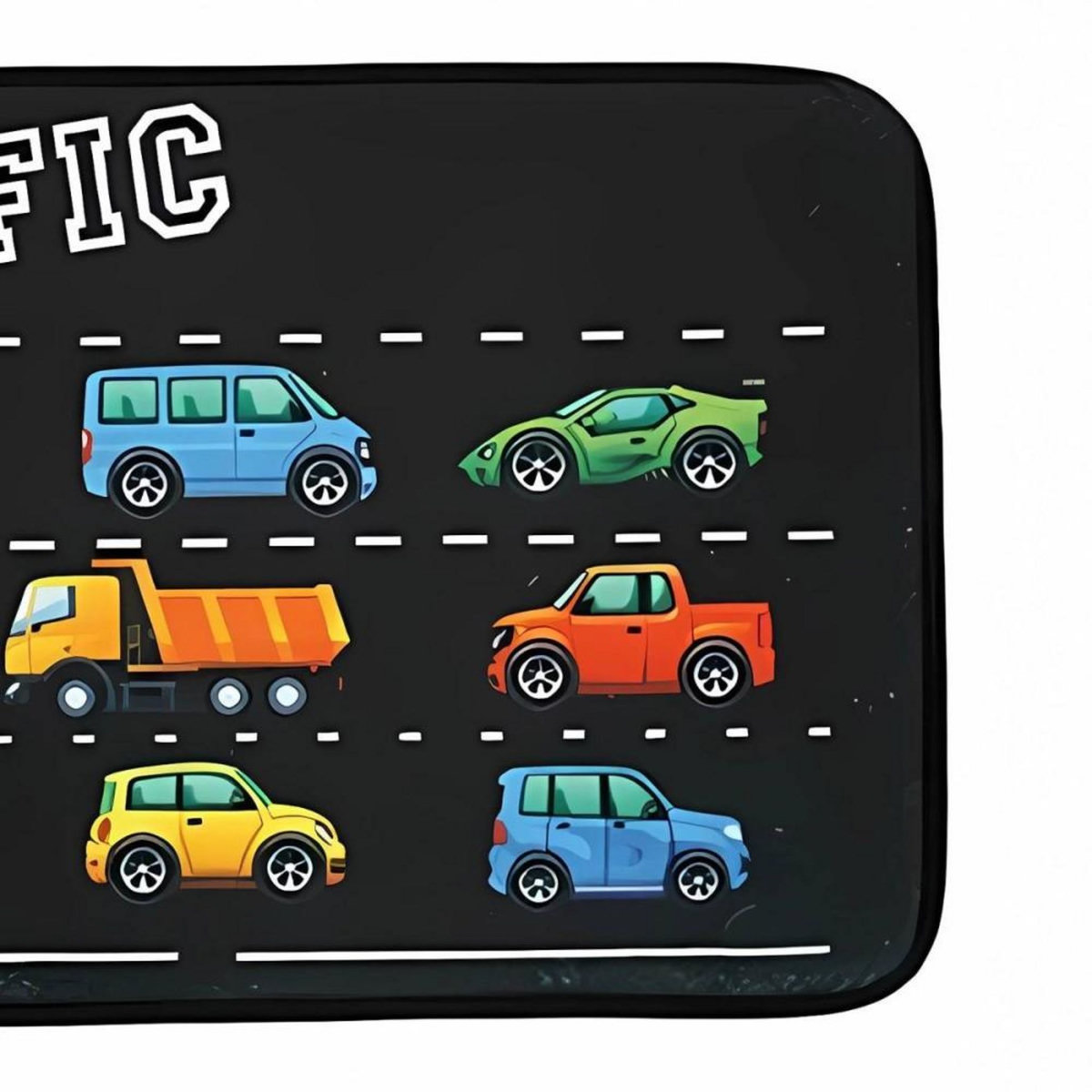 Douceur d'Intérieur Tapis déco imprimé 45x75cm TRAFIC