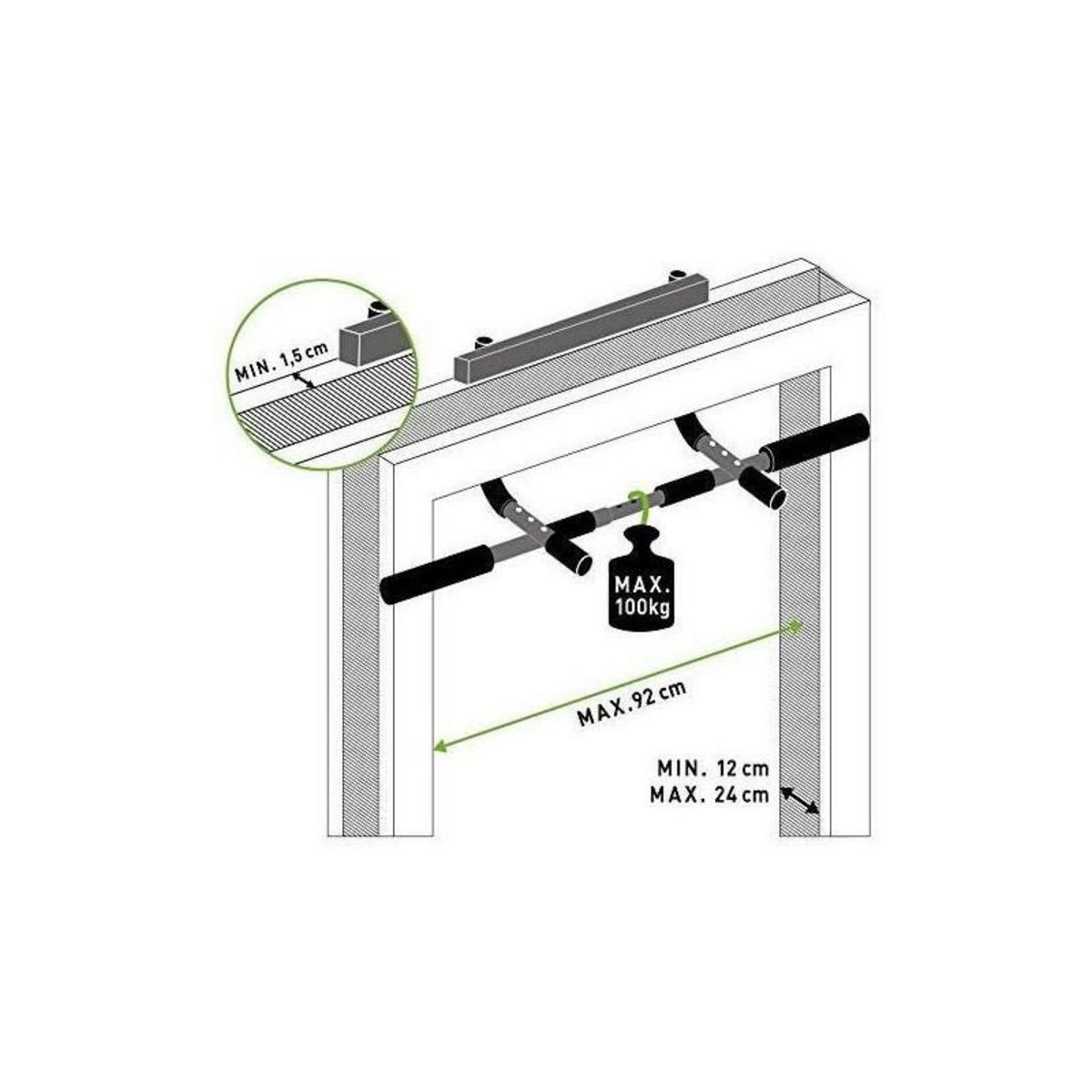 SCHILDKROT Barre porte de traction -Multifonctionnelle - SCHILDKRÖT