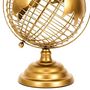 Voir la diapositive 4 : The Home Deco Factory Globe terrestre métal doré