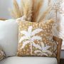 Voir la diapositive 3 : Paris Prix Coussin Déco à Motifs  Hévéa  40x40cm Jaune