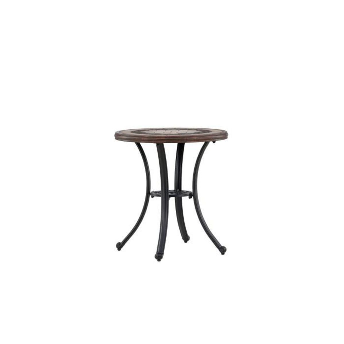 Paris Prix Table d'Appoint de Jardin  Leiria  66cm Marron