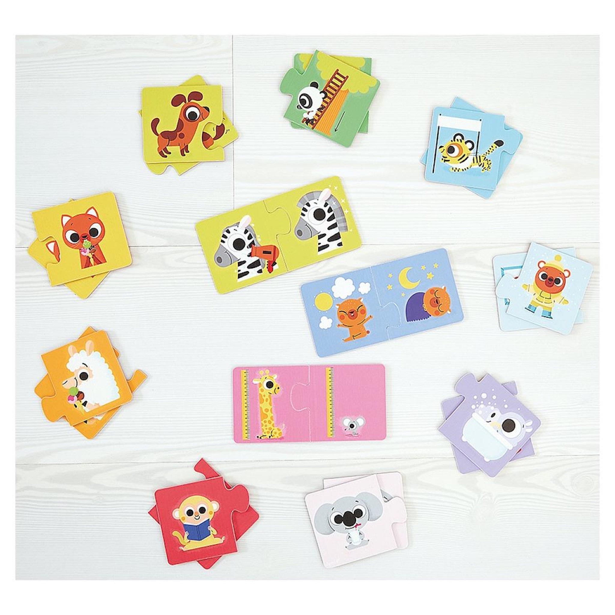 Voir la diapositive 2 : JANOD Puzzles 2 pieces Les contraires