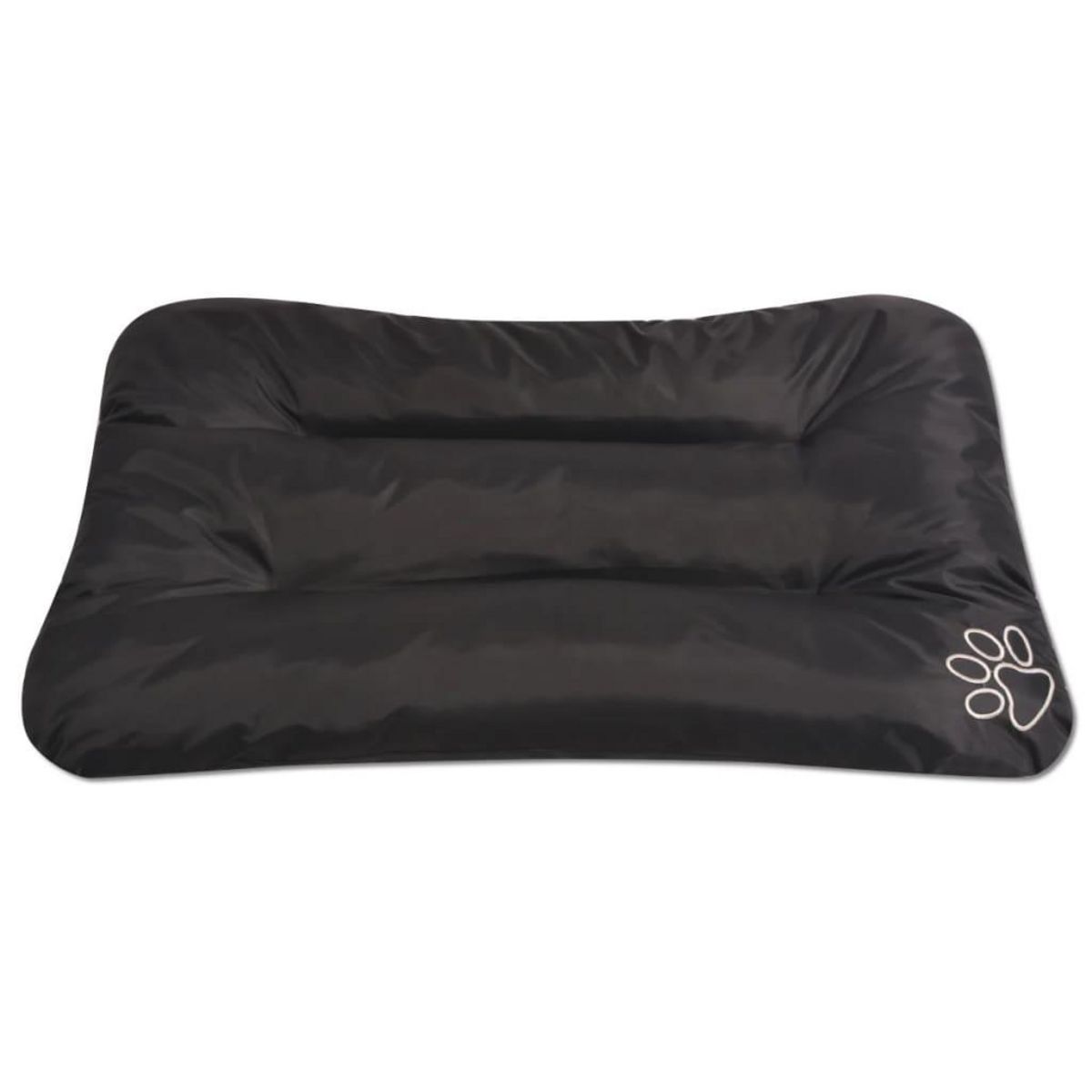 VIDAXL Matelas pour chiens Taille XL Noir
