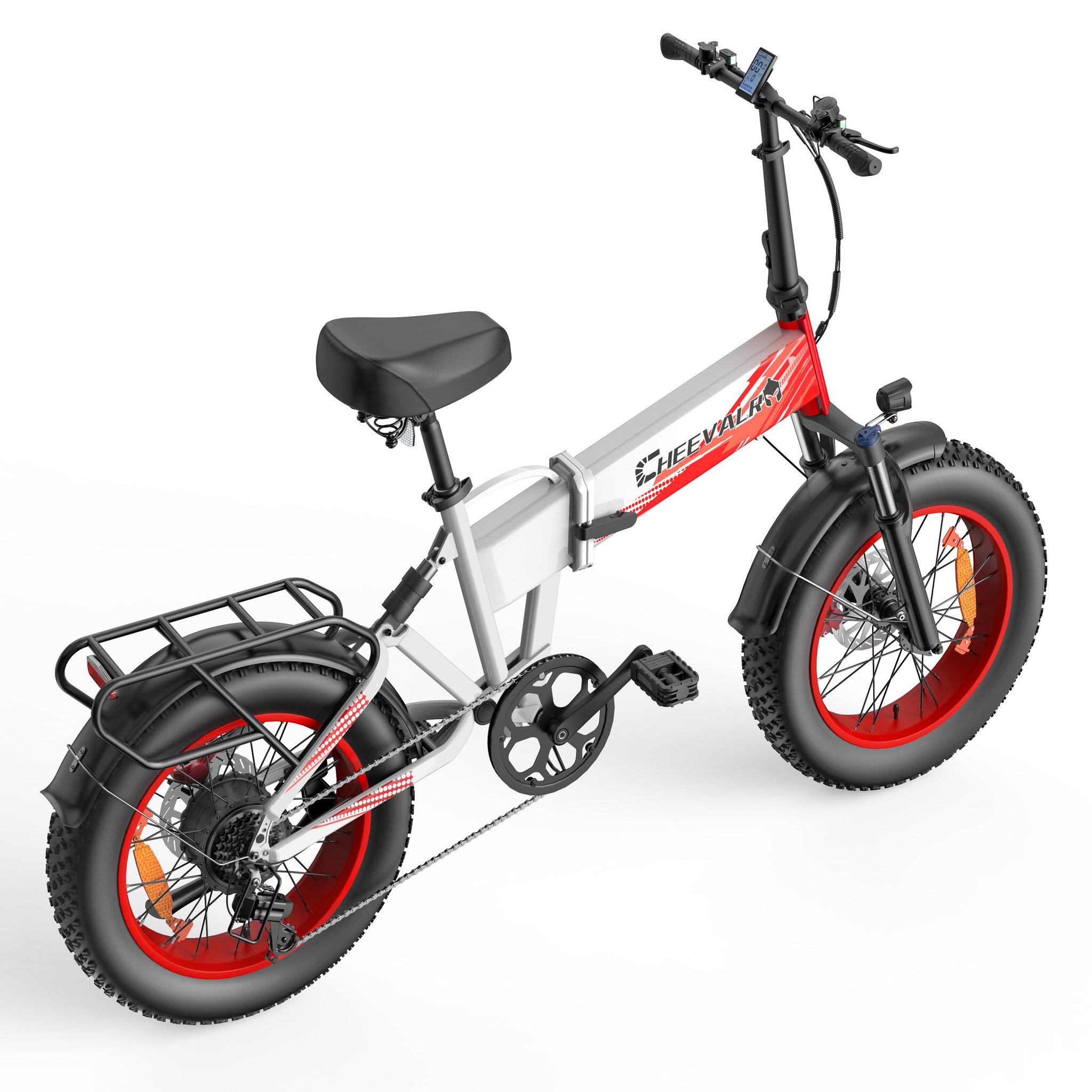 Voir la diapositive 3 : CHEEVALRY Vélo électrique pliant CHEEVALRY CF1000-1