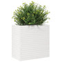 Voir la diapositive 4 : VIDAXL Jardiniere blanc 70x40x68,5 cm bois de pin massif