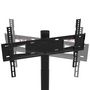 Voir la diapositive 6 : VIDAXL Meuble TV d angle 3 niveaux pour 32 65 pouces noir