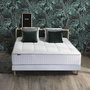 Voir la diapositive 4 : IDLITERIE Ensemble matelas Ressort 7 zones + sommier + oreiller + couette - FABRICATION FRANCAISE