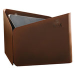 KRAK Brasero à bois 79x69cm - levant fleur de rouille