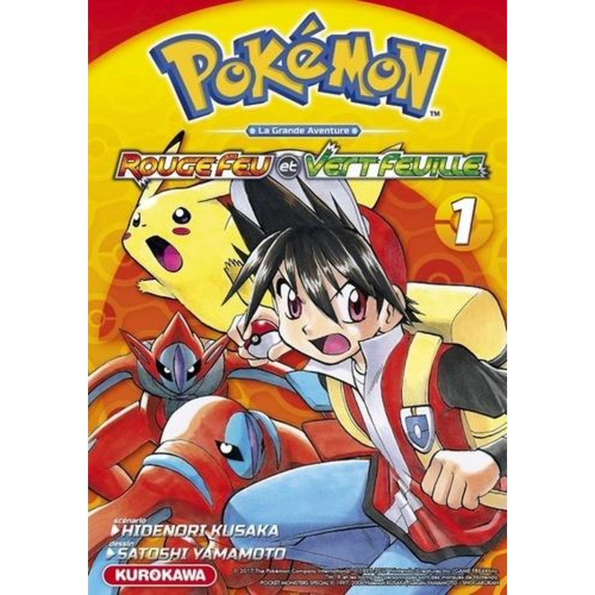 POKEMON LA GRANDE AVENTURE TOME 1 : ROUGE FEU ET VERT FEUILLE, Kusaka Hidenori