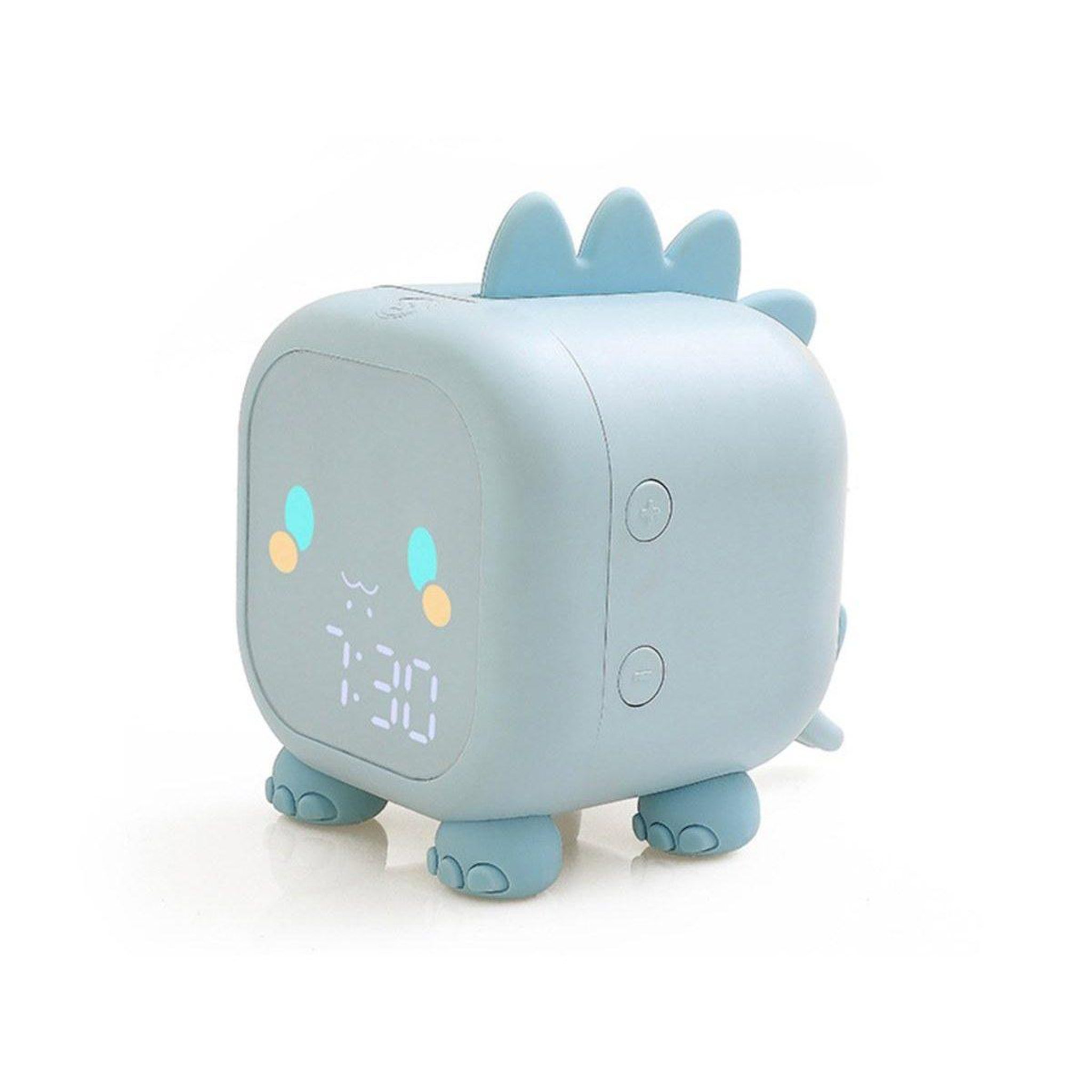 1001JOUETS Réveil digital enfant - Veilleuse à intensité variable - Contrôle vocal - Double alarme - Bleu