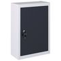 Voir la diapositive 1 : VIDAXL Armoire a outils murale Style Industriel Metal Gris et noir
