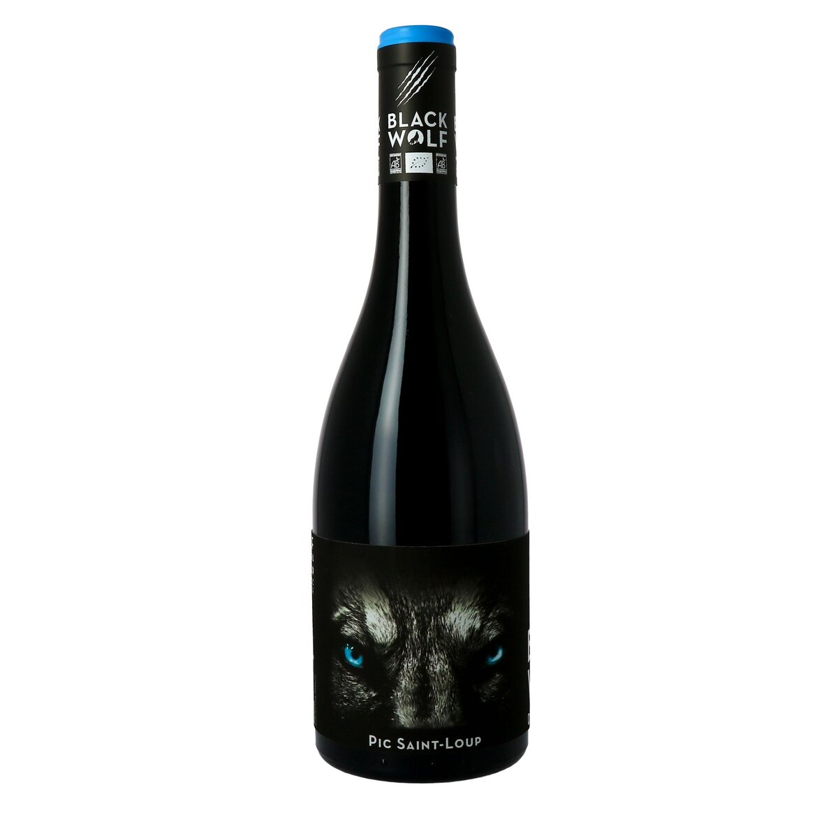 Vin rouge AOP Pic-Saint-Loup Languedoc bio Black Wolf 2018 75cl