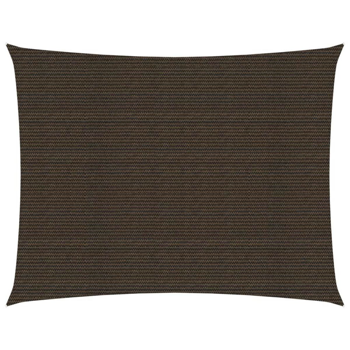 VIDAXL Voile d'ombrage 160 g/m^2 Marron 2,5x4 m PEHD