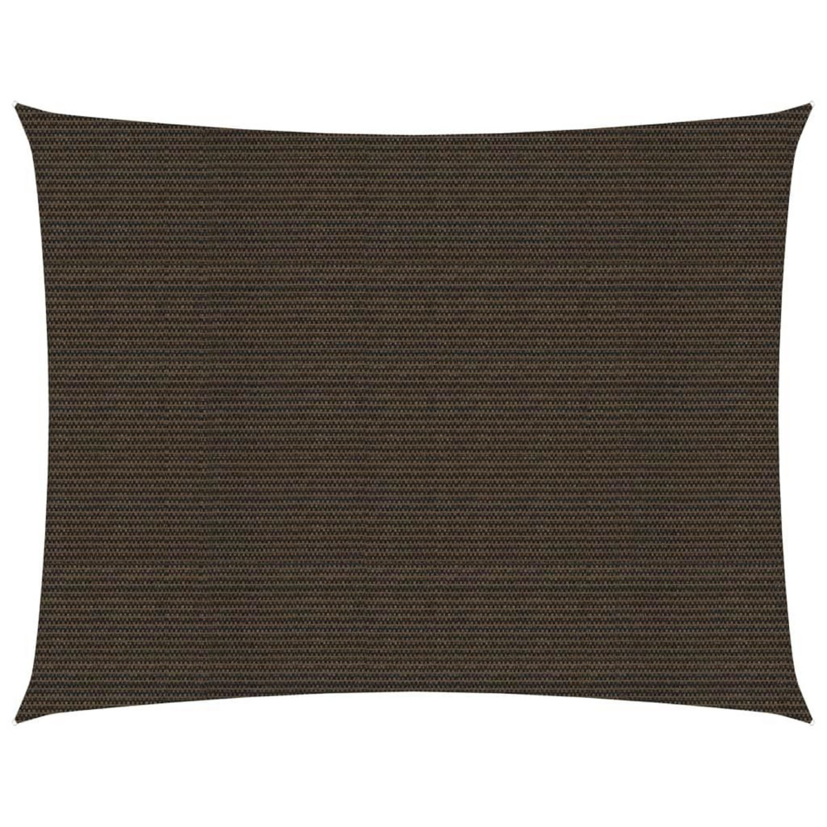 VIDAXL Voile d'ombrage 160 g/m^2 Marron 2,5x4 m PEHD