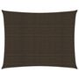 Voir la diapositive 2 : VIDAXL Voile d'ombrage 160 g/m^2 Marron 2,5x4 m PEHD