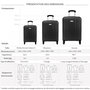 Voir la diapositive 2 : Degré Lot 3 valises rigides dont 1 valise cabine