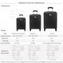 Voir la diapositive 2 : Degré Lot 3 valises rigides dont 1 valise cabine