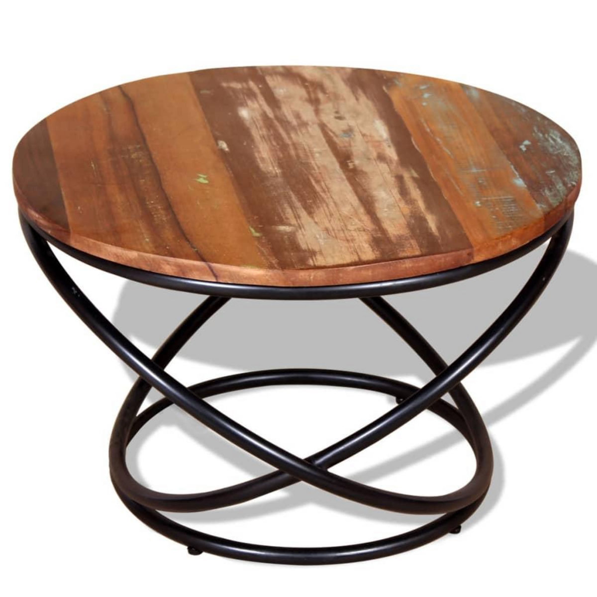 VIDAXL Table basse Bois de recuperation massif 60x60x40 cm