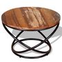 Voir la diapositive 2 : VIDAXL Table basse Bois de recuperation massif 60x60x40 cm