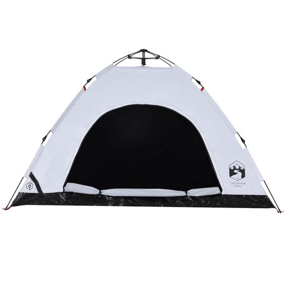 VIDAXL Tente de camping 4 personnes tissu occultant libération rapide