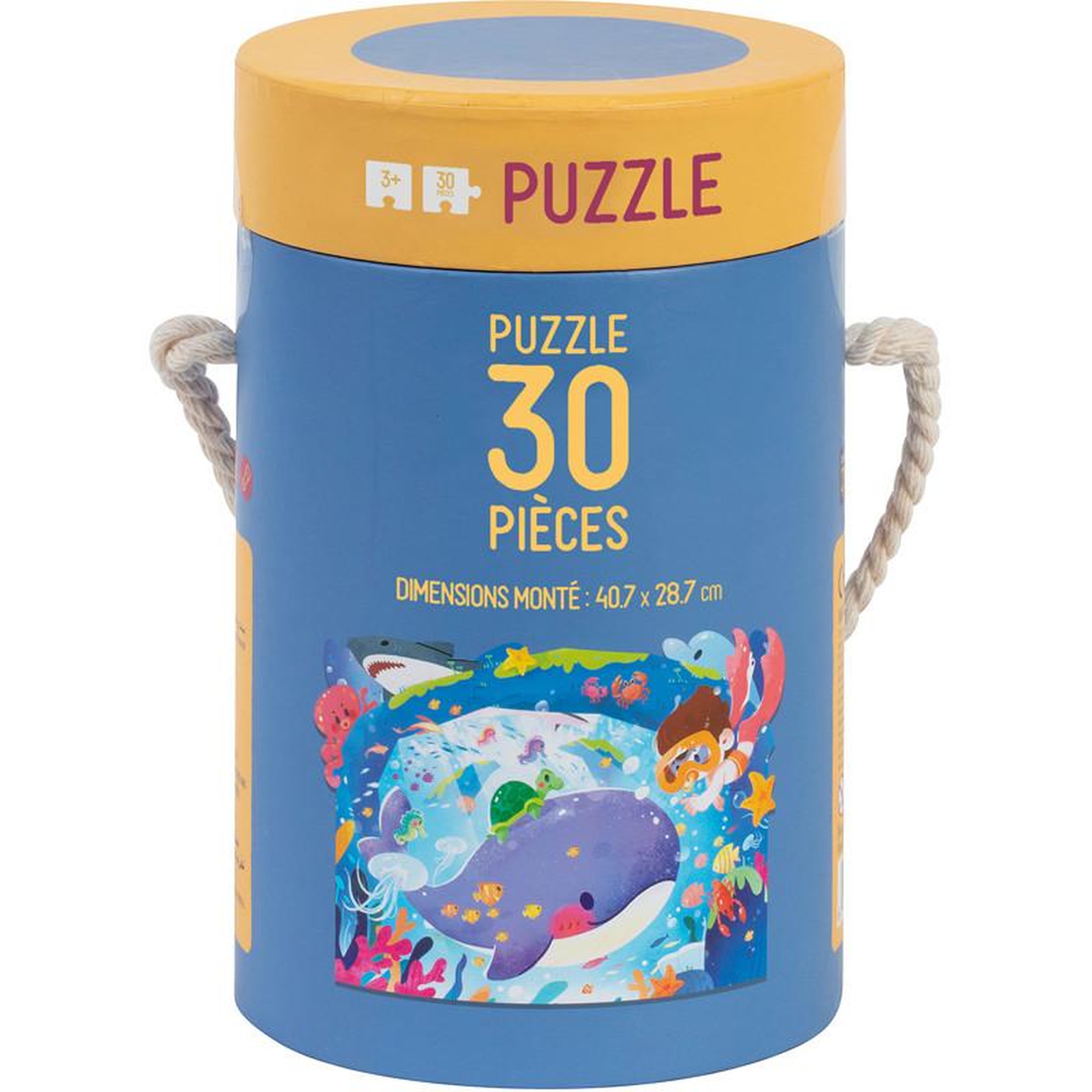Baril puzzle 30 pièces - Assortiment aléatoire - ABC - Modèle 782522