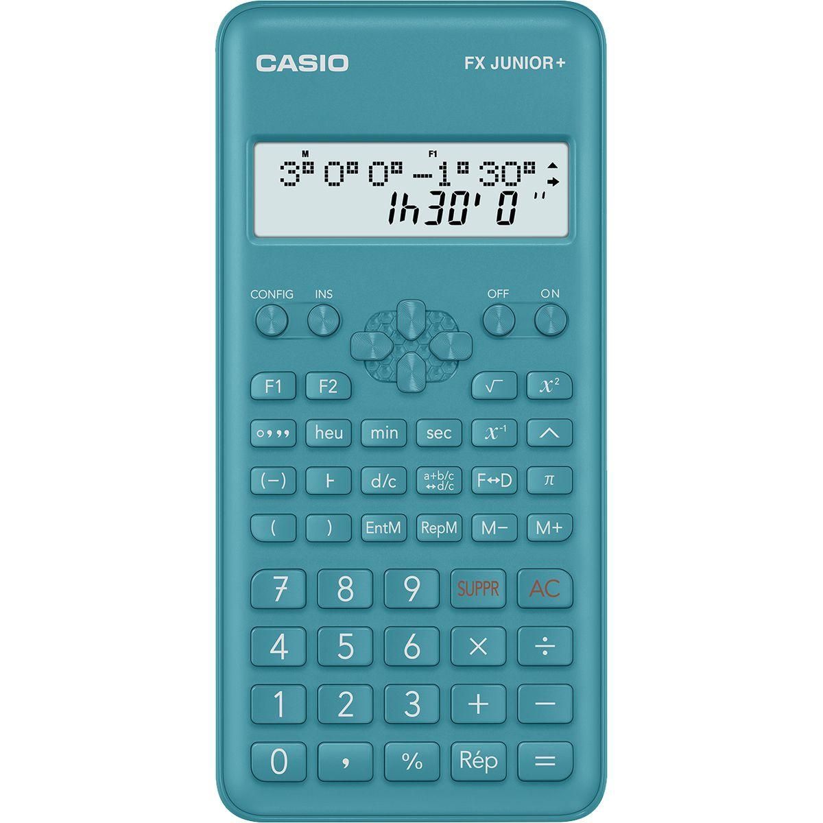 CASIO Calculatrice scientifique bleue FX JUNIOR+