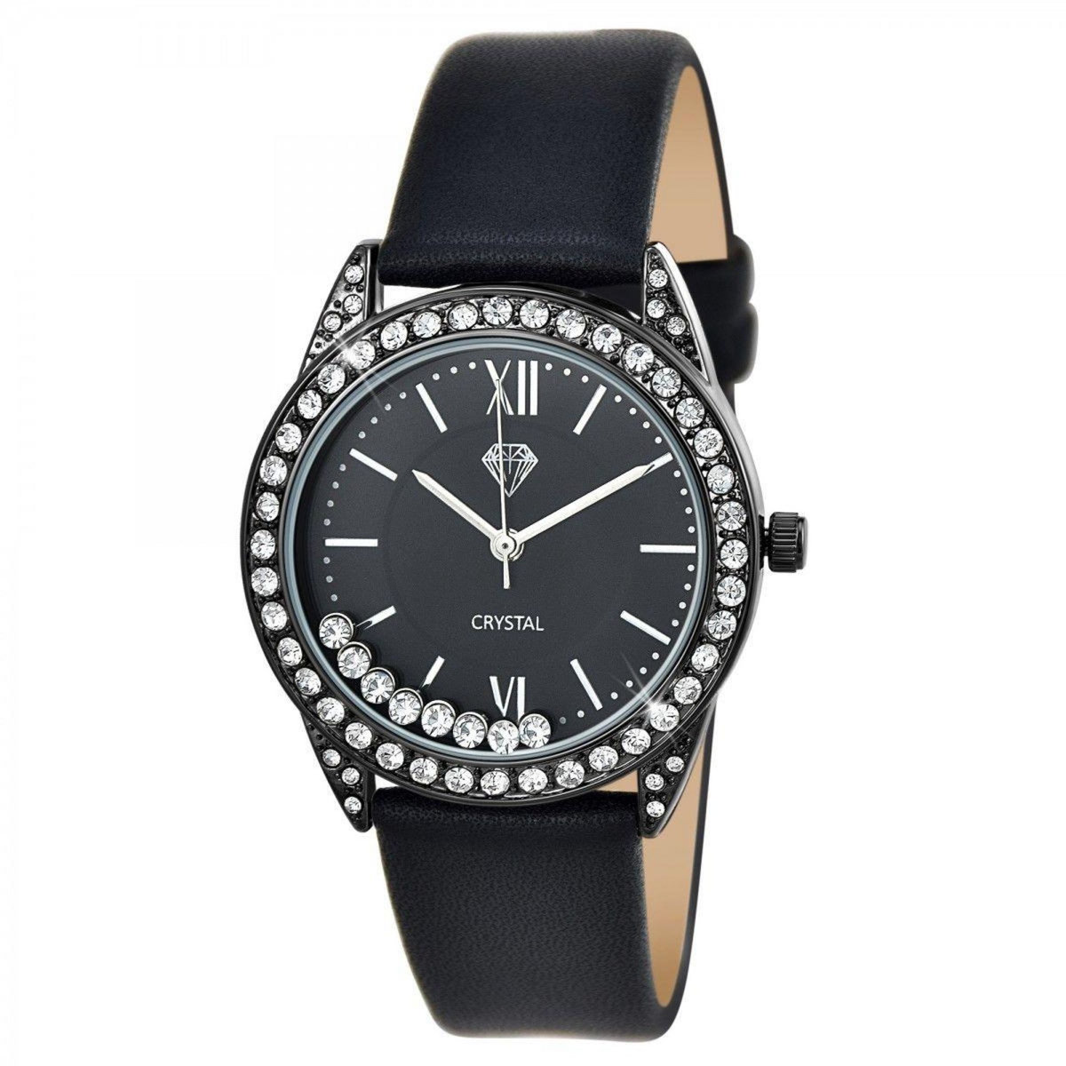 SC CRYSTAL Montre Elly élégante ornée de Cristaux scintillants par SC Crystal