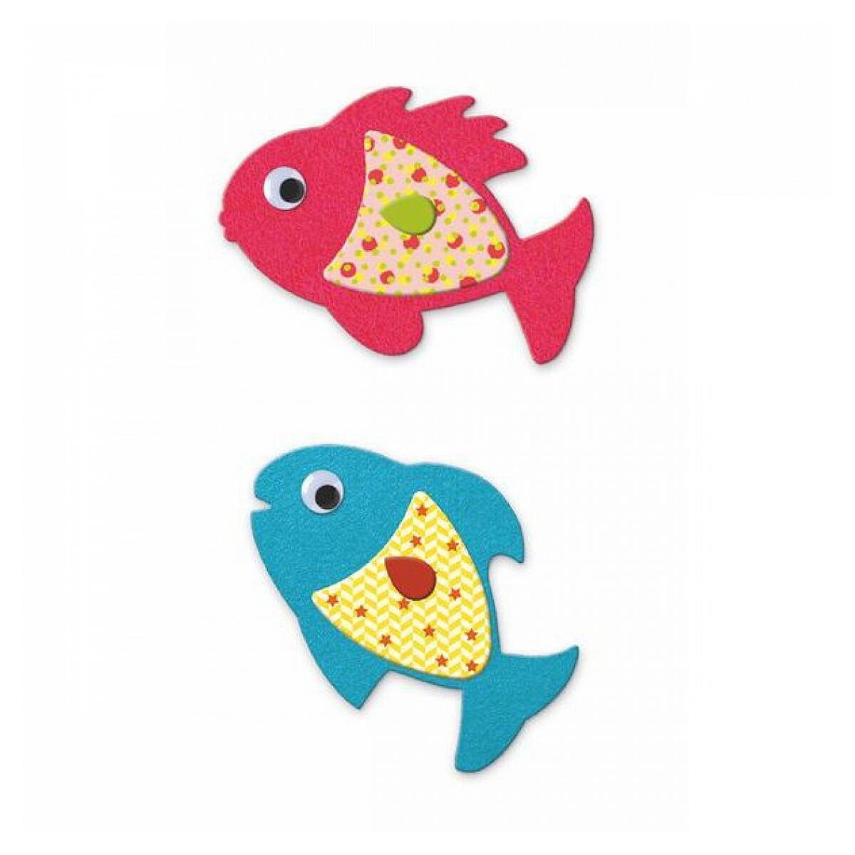 Djeco Créer avec des Gommettes - J'aime les poissons