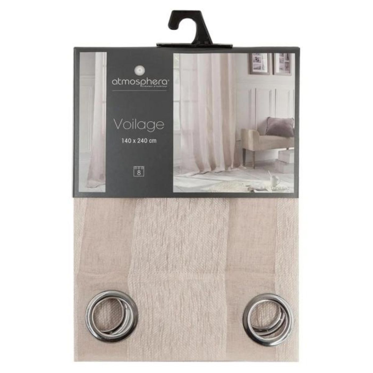 ATMOSPHERA Rideau Voilage  Elsa  140x240cm Lin