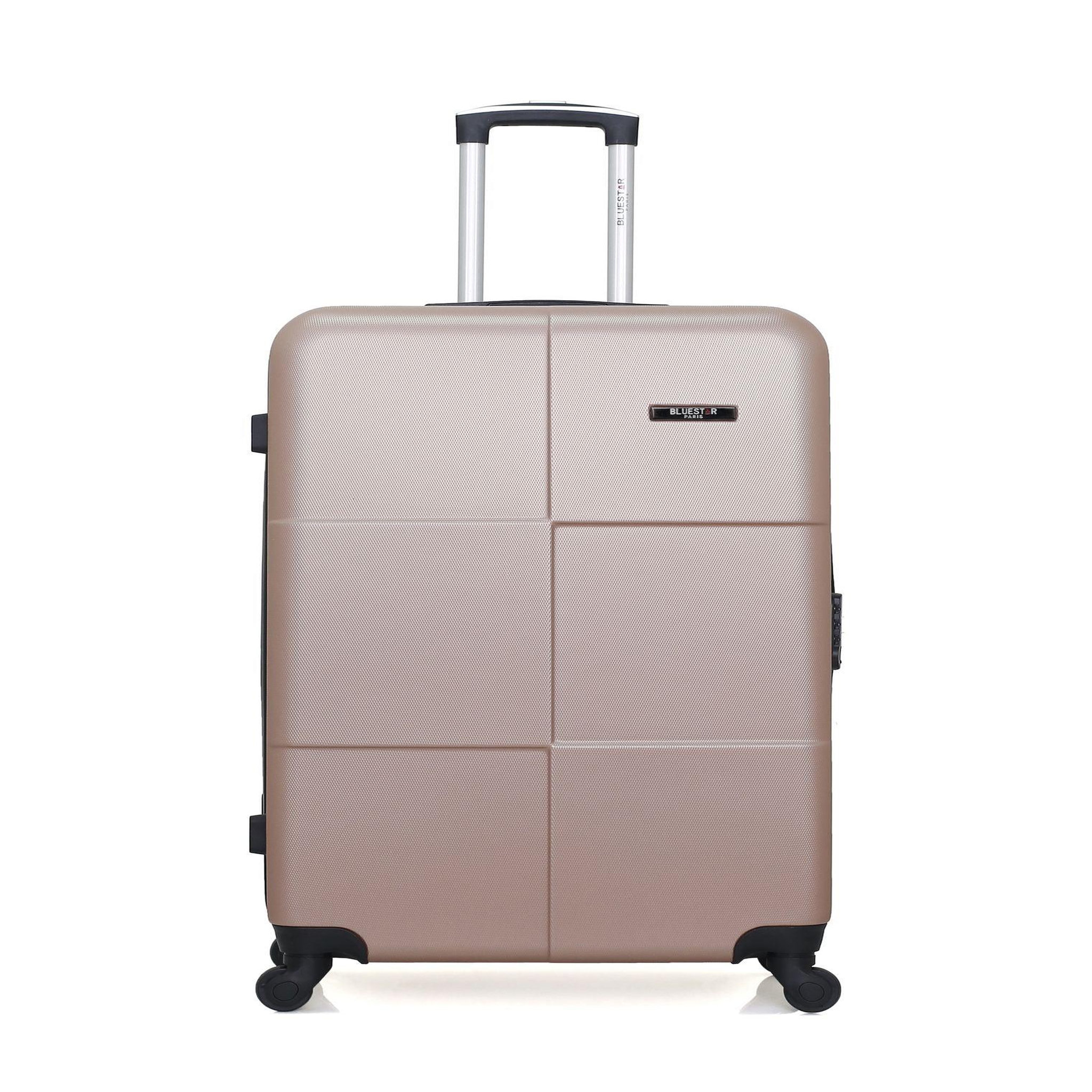 BLUESTAR Bluestar - valise grand format miami 75 cm 4 roues. Coloris disponibles : Gris, Rouge, Beige, Bleu, Noir, Rose