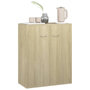 Voir la diapositive 4 : VIDAXL Buffet Chene sonoma 60x30x75 cm Bois d'ingenierie