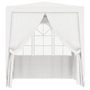 Voir la diapositive 2 : VIDAXL Tente de reception avec parois laterales 2,5x2,5m Blanc 90 g/m^2