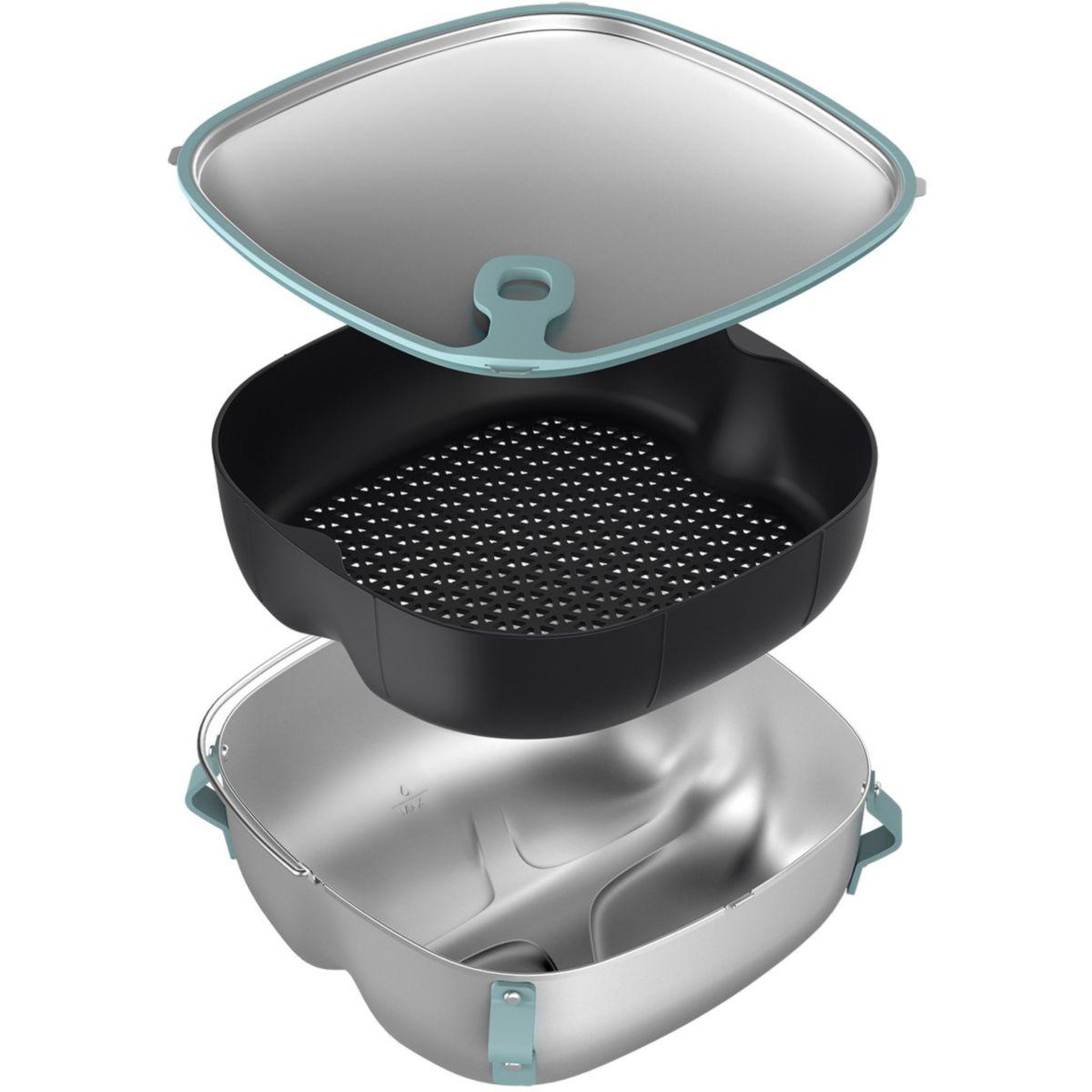 Philips Cuve hd9960/00 accessoire cuisson vapeur et wok pour airfryers xxl+