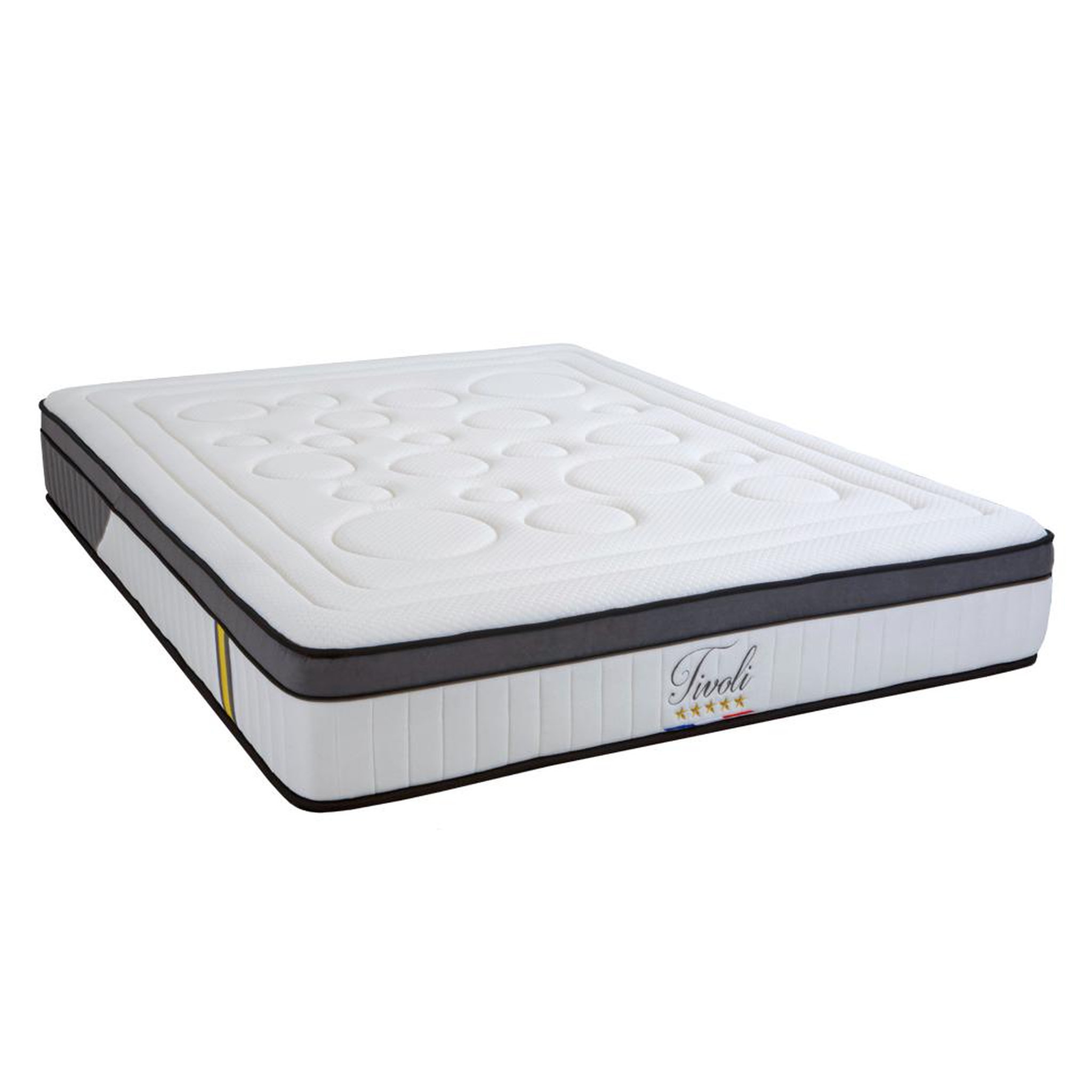 BELLECOUR Bellecour literie | matelas tivoli | mousse avec mémoire de forme. Coloris disponibles : Blanc