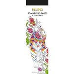 FELINS. 50 MARQUE-PAGES A COLORIER, Dessain et Tolra