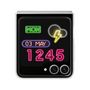 Voir la diapositive 3 : Samsung Coque et étui téléphone mobile Samsung Coque personnalisable Neon Galaxy Z Flip 6 Transparent