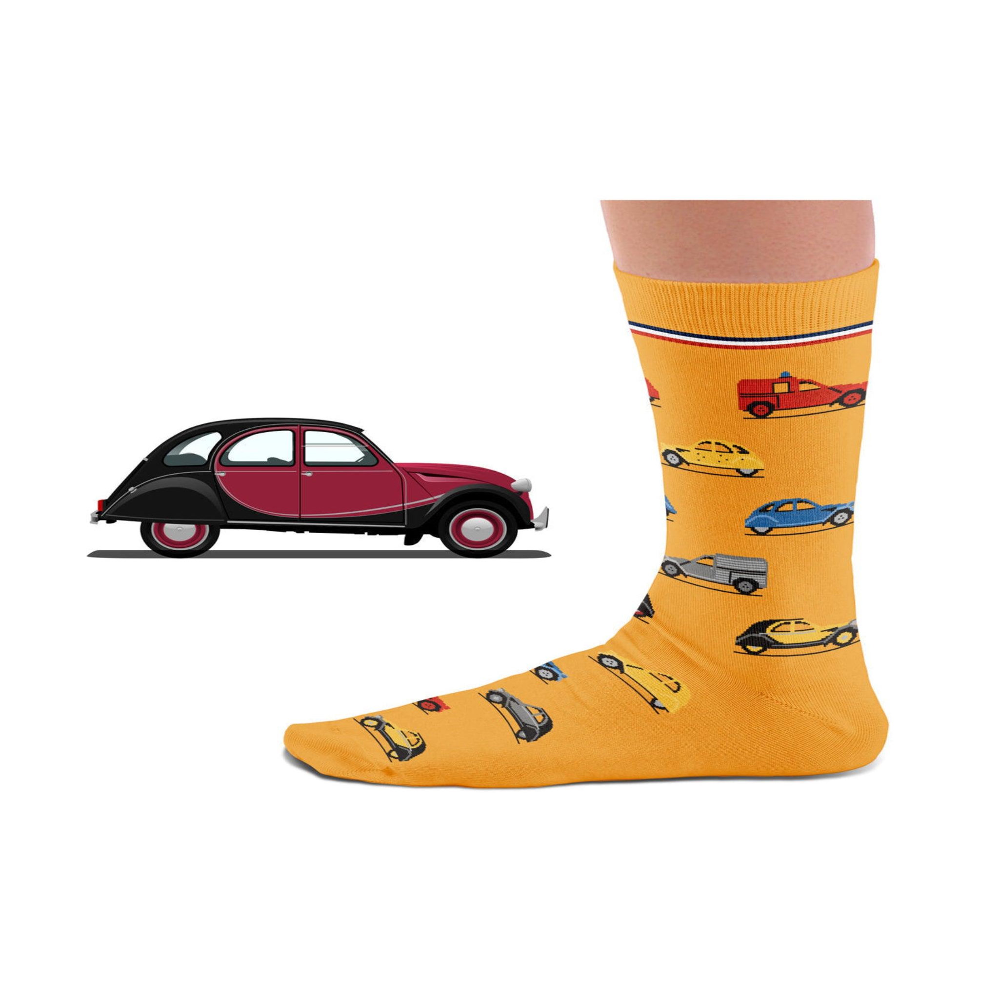Voir la diapositive 3 : SOCK AFFAIRS Chaussettes 2cv citroën
