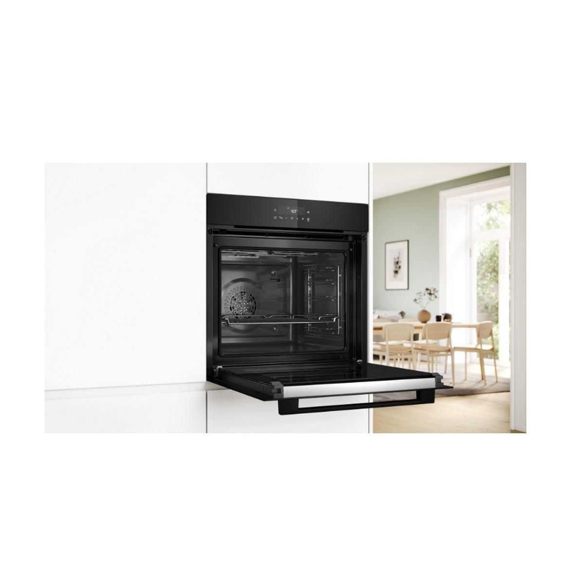 BOSCH Four intégrable multifonction 71l 60cm pyrolyse noir - HBA571BB4