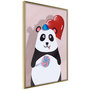 Voir la diapositive 1 : Paris Prix Affiche Murale Encadrée  Happy Panda