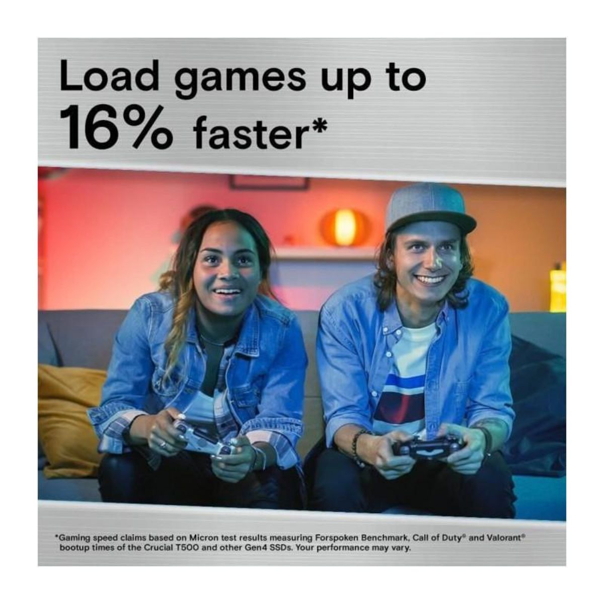 Crucial CRUCIAL - CT1000T500SSD5 - SSD interne - 1To - M.2 - HEATSINK