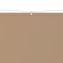 Voir la diapositive 3 : VIDAXL Auvent vertical Taupe 100x1000 cm Tissu oxford