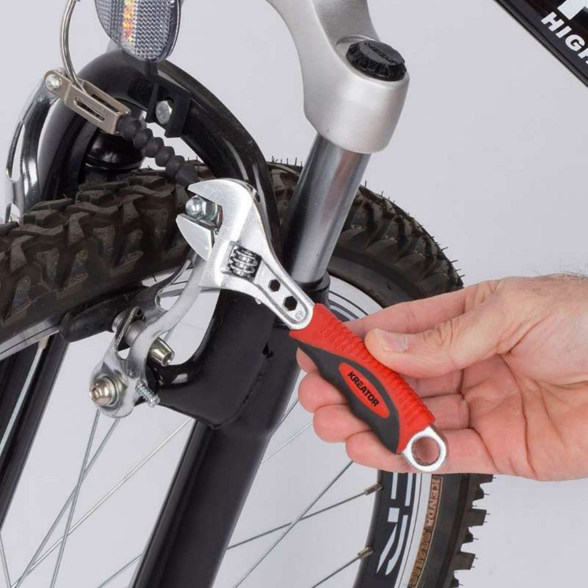  Clé à molette CR-V poignée grip Kreator 150 mm