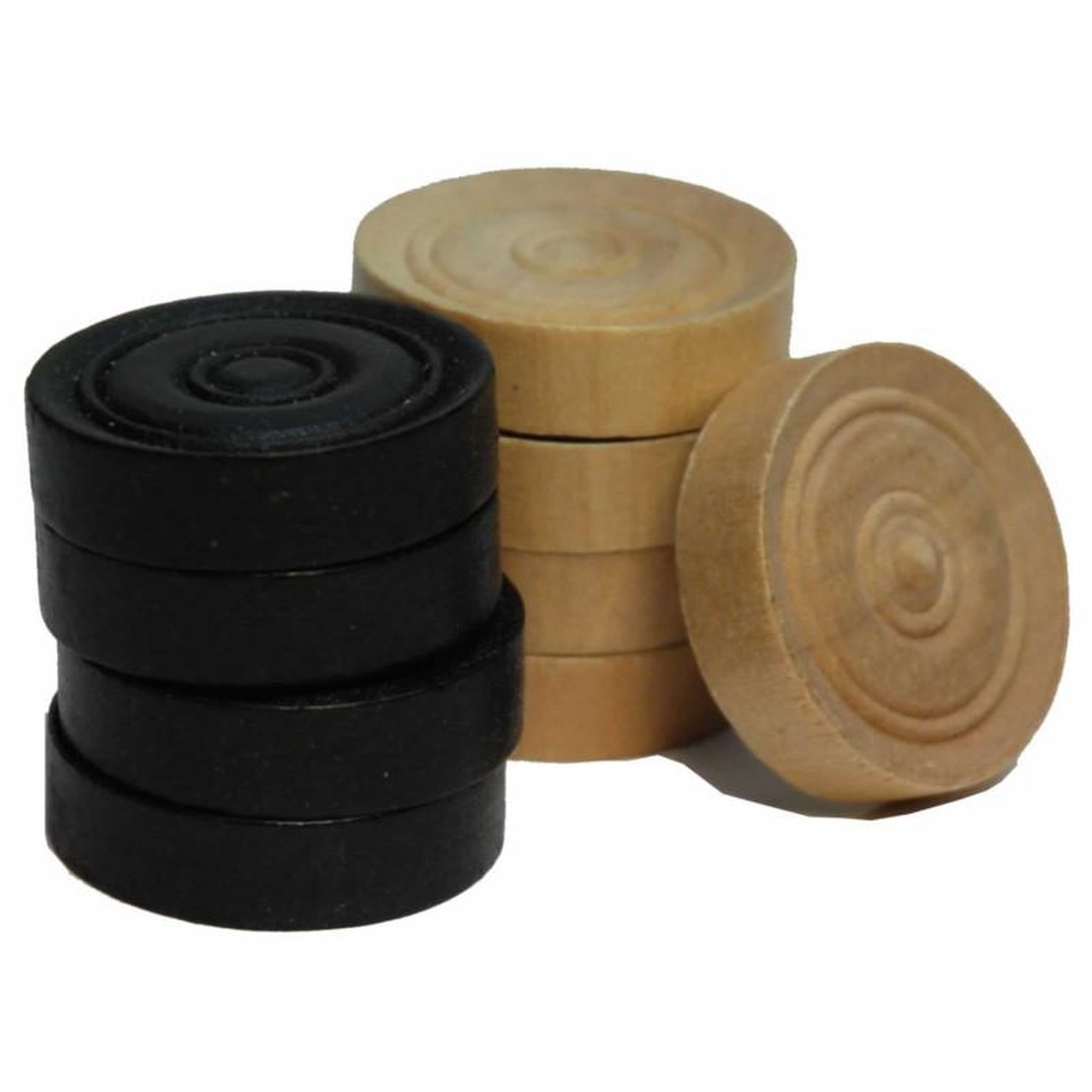 Voir la diapositive 2 : Hot Games HOT GAMES Pions de jeu de dames en bois avec boite de rangement Alice